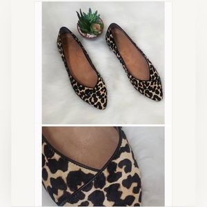 Vionic Orthaheel Caballo Leopard Flats size 8.5
